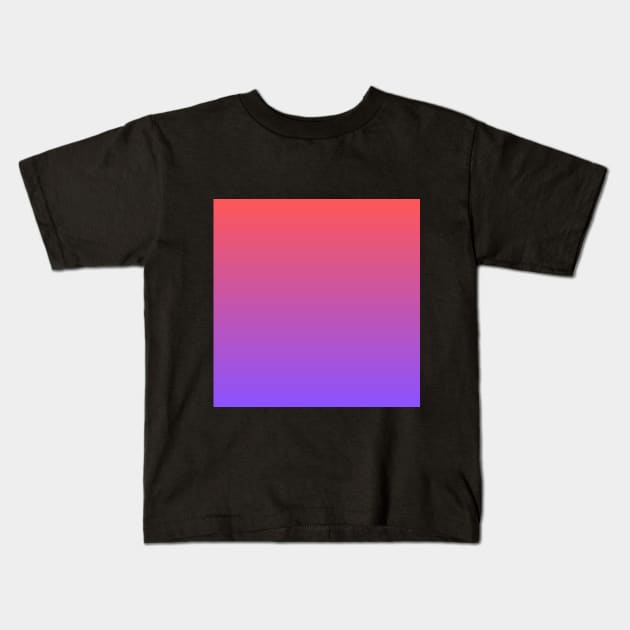 Purple Pink Gradient Kids T-Shirt by taoistviking